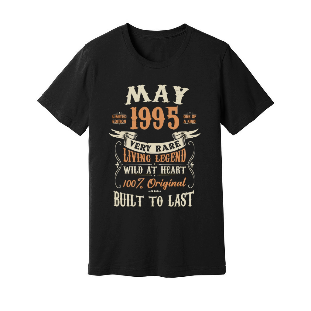 May 1995 Birthday Surprise Unisex Jersey Tee