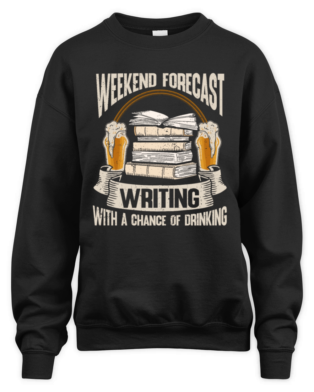 Author Gift Writing Quote Bookworm Author Unisex Premium Crewneck Sweatshirt