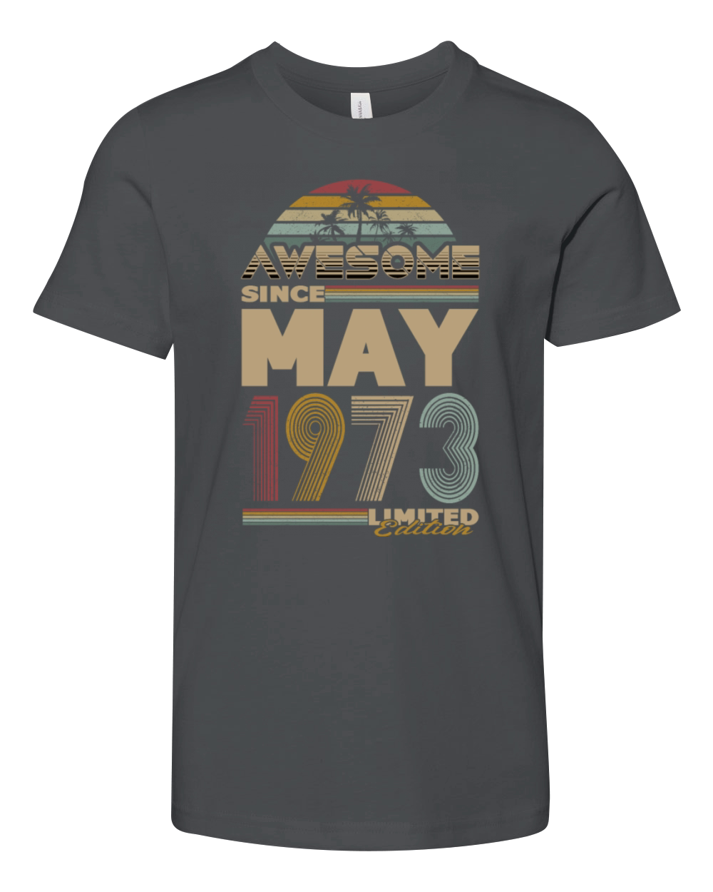50th birthday may 1973 awesome since 1973 Youth Unisex Jersey Tee