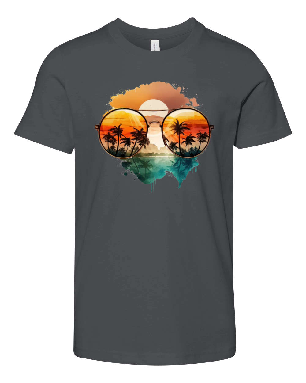 Retro Sunglasses Youth Unisex Jersey Tee