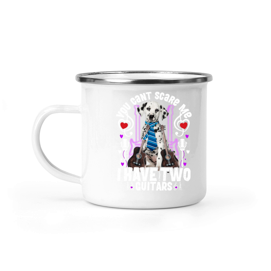 I Have Two Guitars With Dalmatian funny shirt Camping Mug