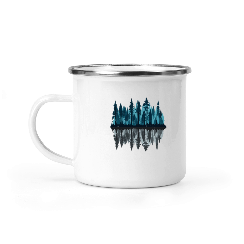 In The Forest Forest Nature Lake Camping Mug
