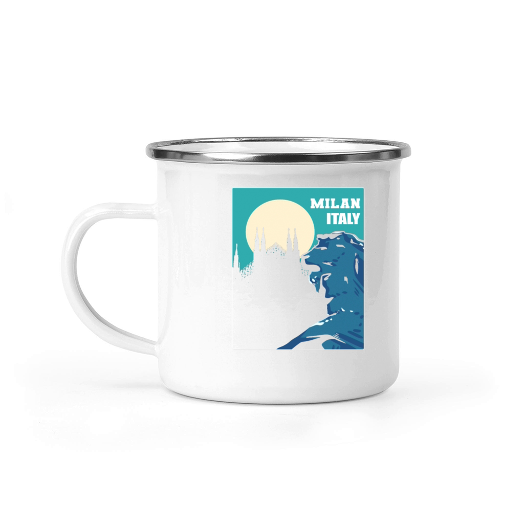 Milan Italy Tourist Gift Camping Mug