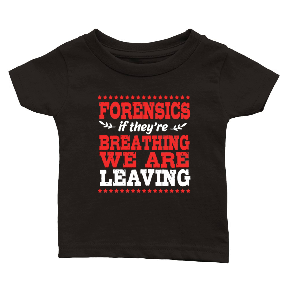 Crime Detective Investigator Forensic Science Classic Baby Crewneck T-shirt