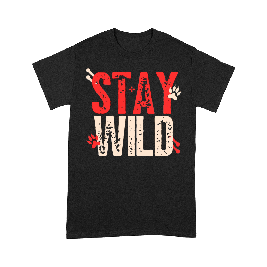 Red Cream Bold Stay Wild Comfort T-shirt