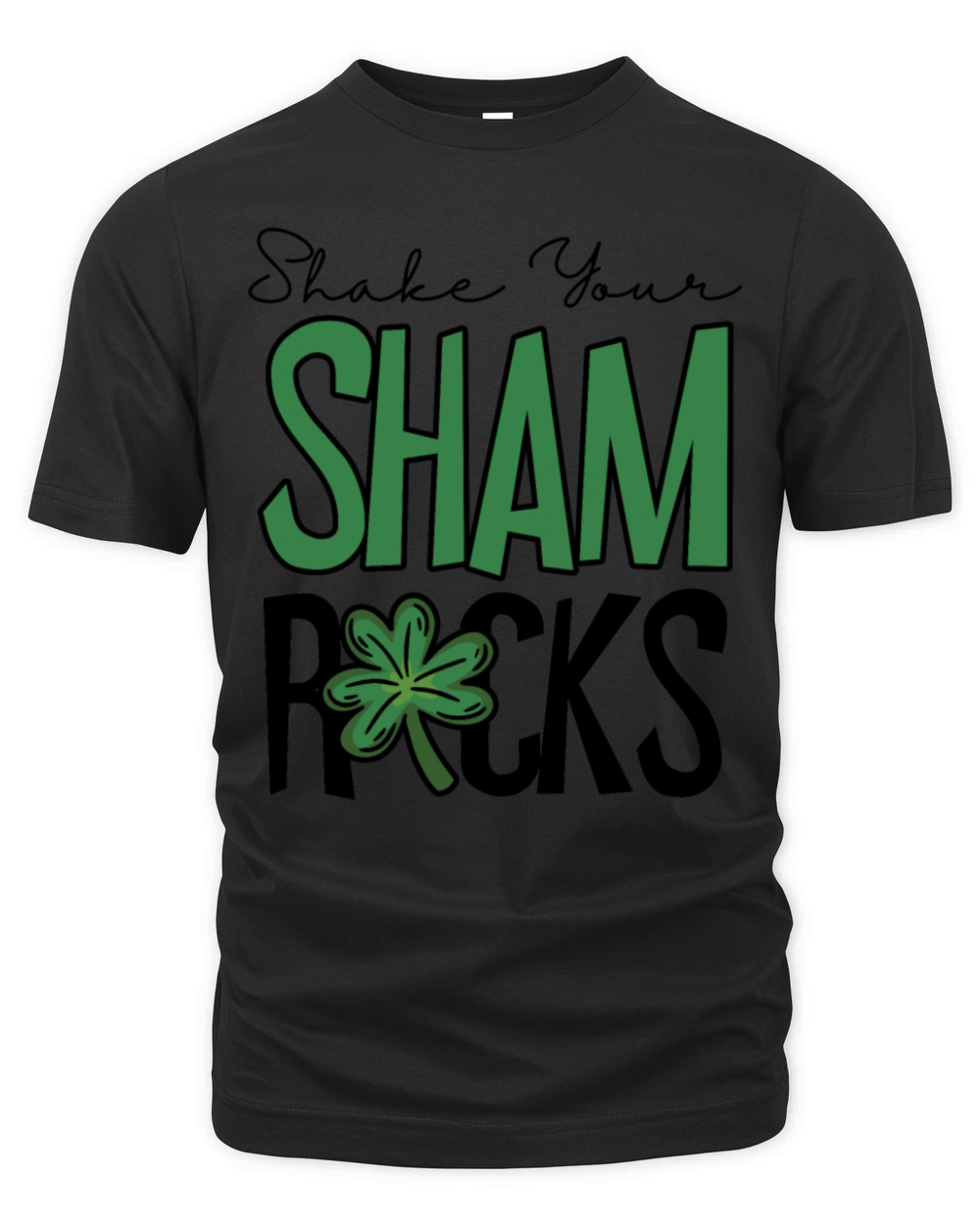 Funny Irish Saint Patricks Day Shake Your Organic Unisex T-shirt