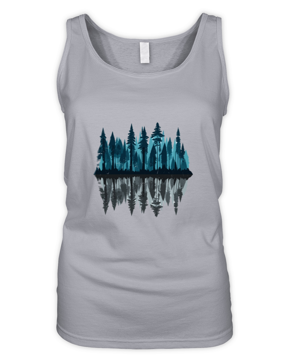 In The Forest Forest Nature Lake Organic Women's Tank Top