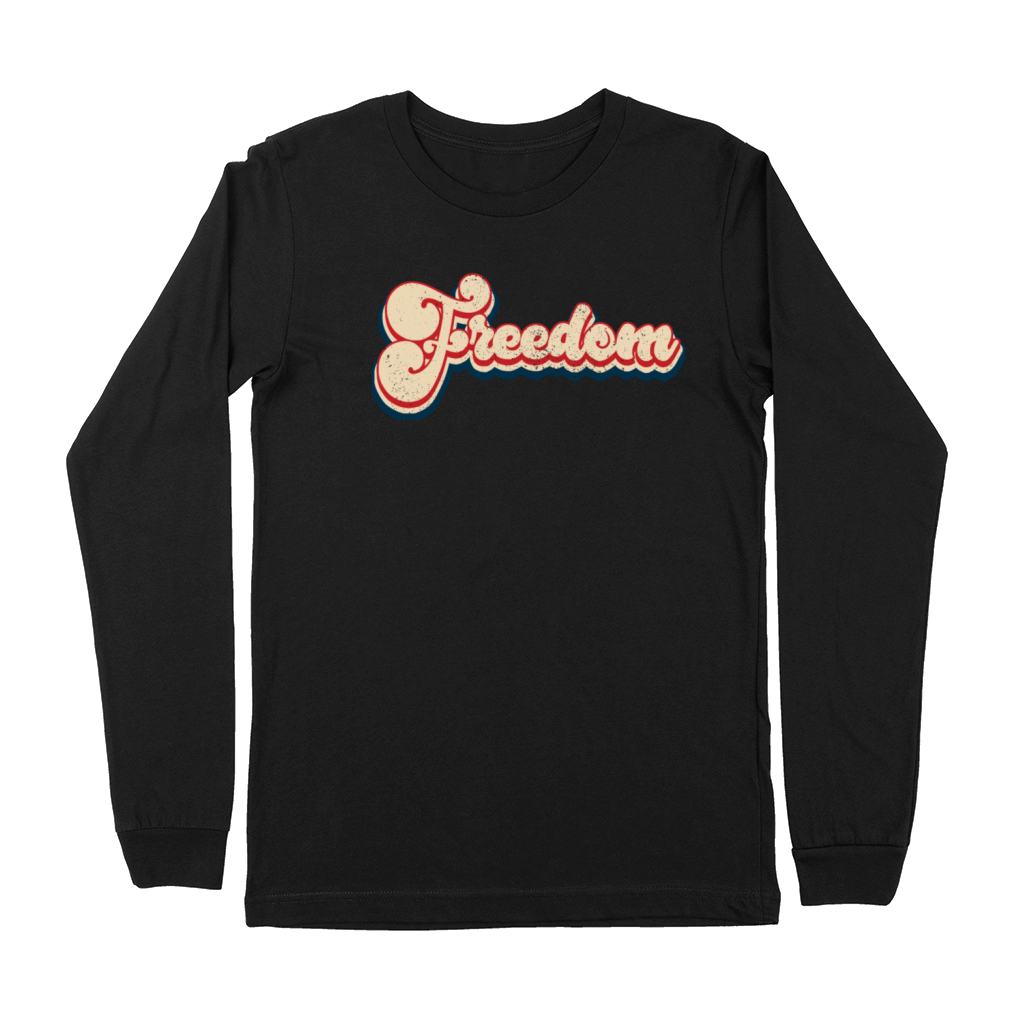 Vintage Classic Freedom Patriotic 4th of July Premium Long Sleeve