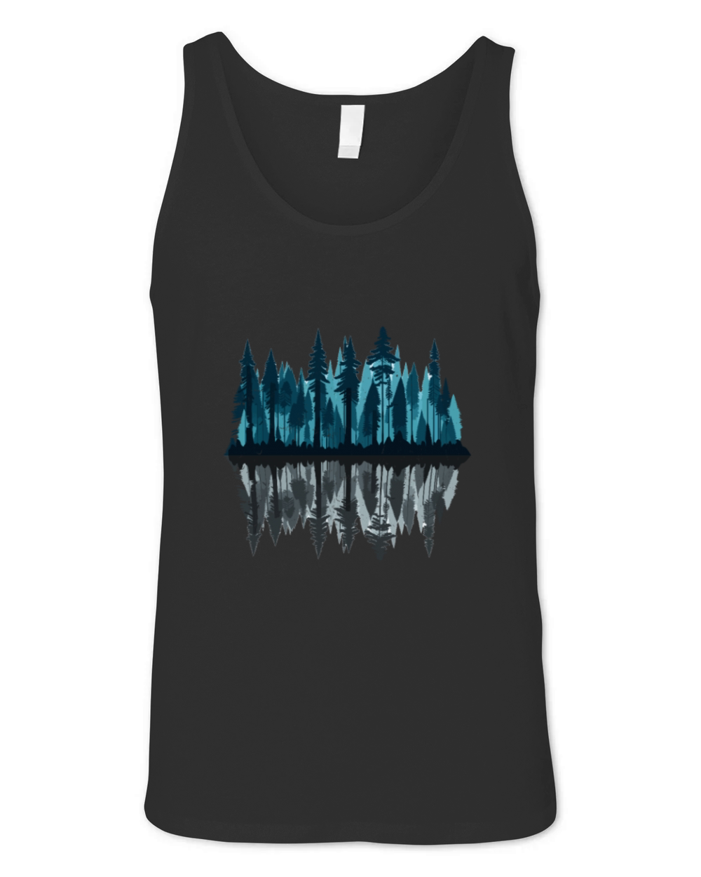 In The Forest Forest Nature Lake Unisex Jersey Tank