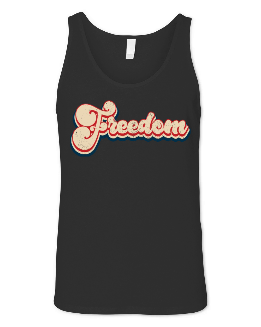 Vintage Classic Freedom Patriotic 4th of July Unisex Jersey Tank