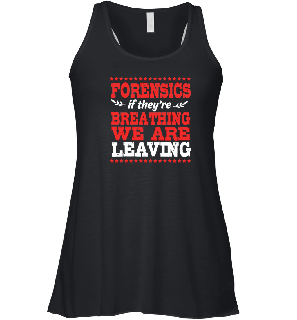 Crime Detective Investigator Forensic Science Women's Flowy Tank Top