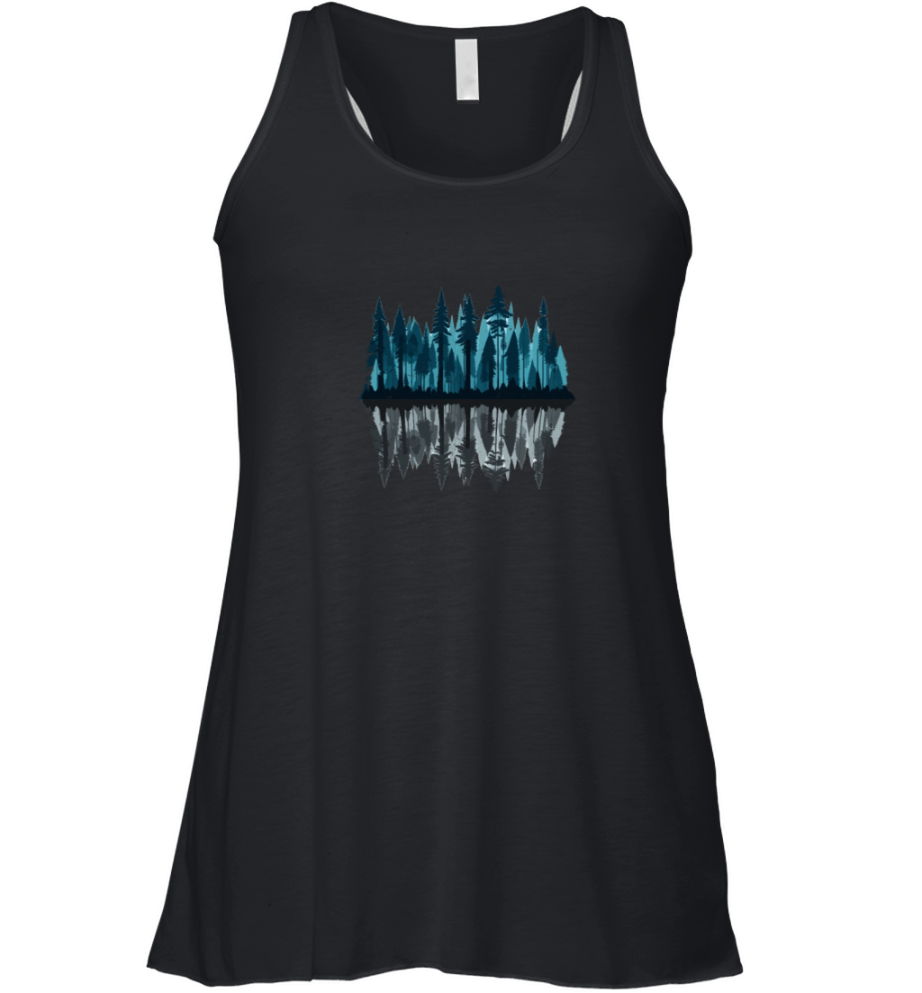 In The Forest Forest Nature Lake Women's Flowy Tank Top