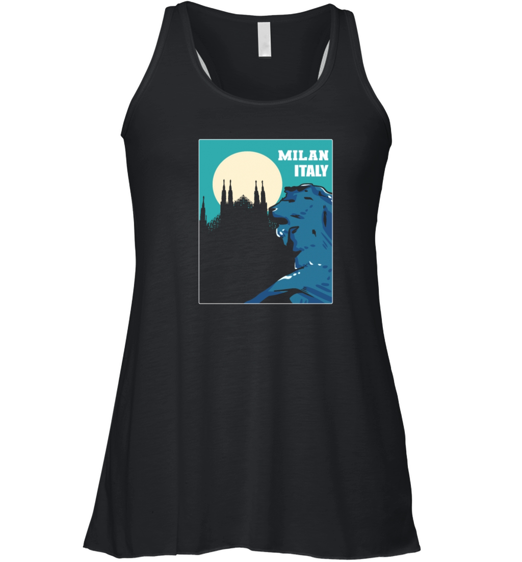Milan Italy Tourist Gift Women's Flowy Tank Top