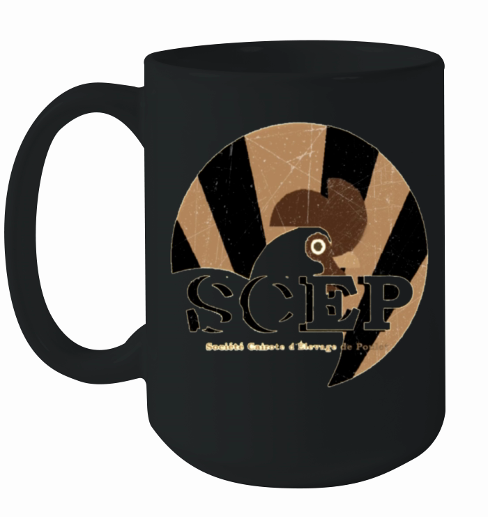 OSS 117 CEP Cairote Society of Vintage Chicken Ceramic Mug