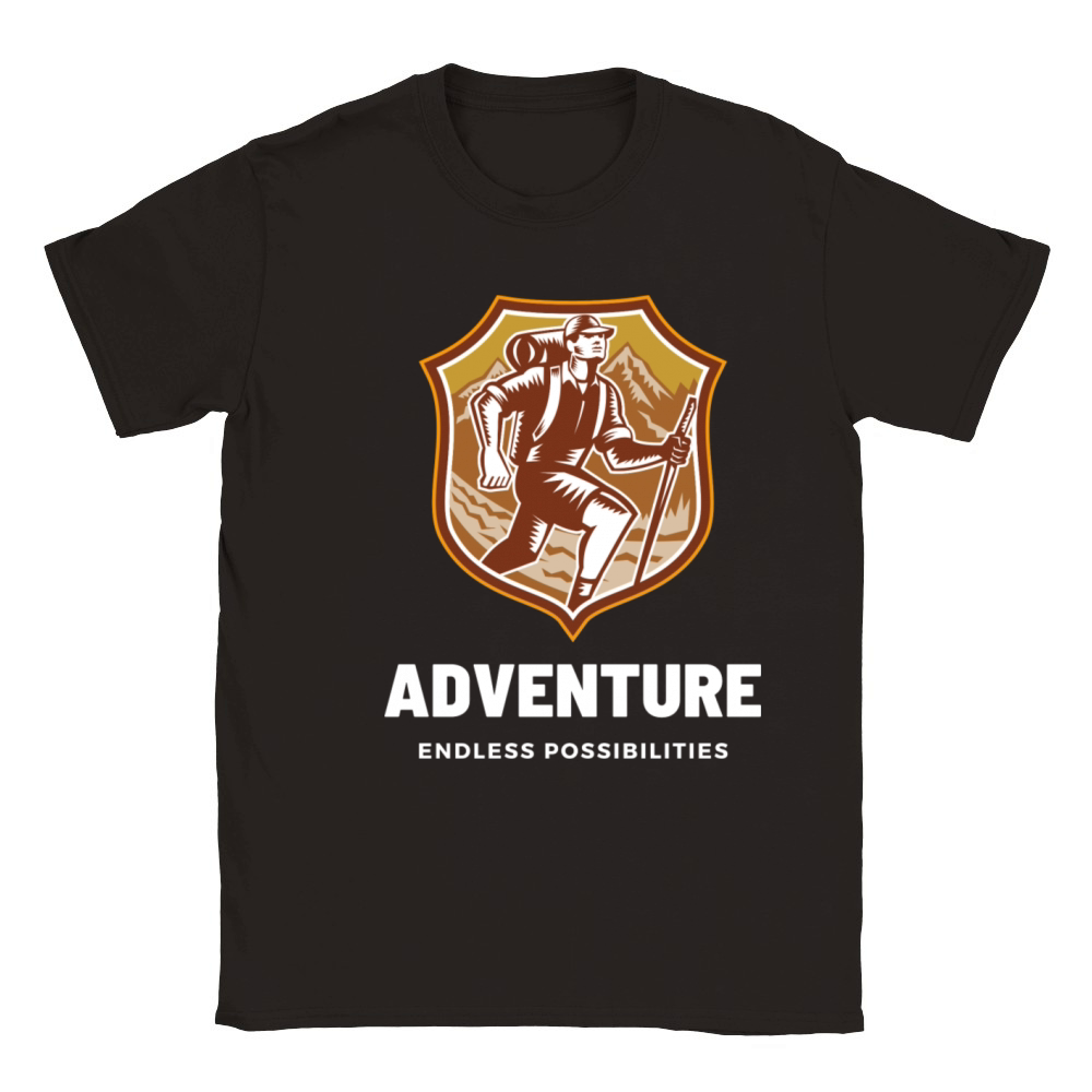 Adventure Endless Possibilities Classic Kids Crewneck T-shirt