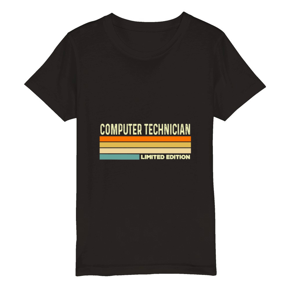 Computer Technician Limited edition Organic Kids Crewneck T-shirt