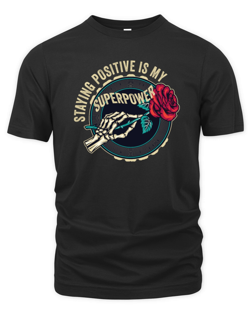 Staying Positive Is My Superpower Organic Unisex T-shirt