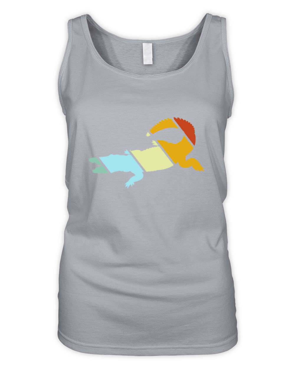 crocodile retro Organic Women's Tank Top
