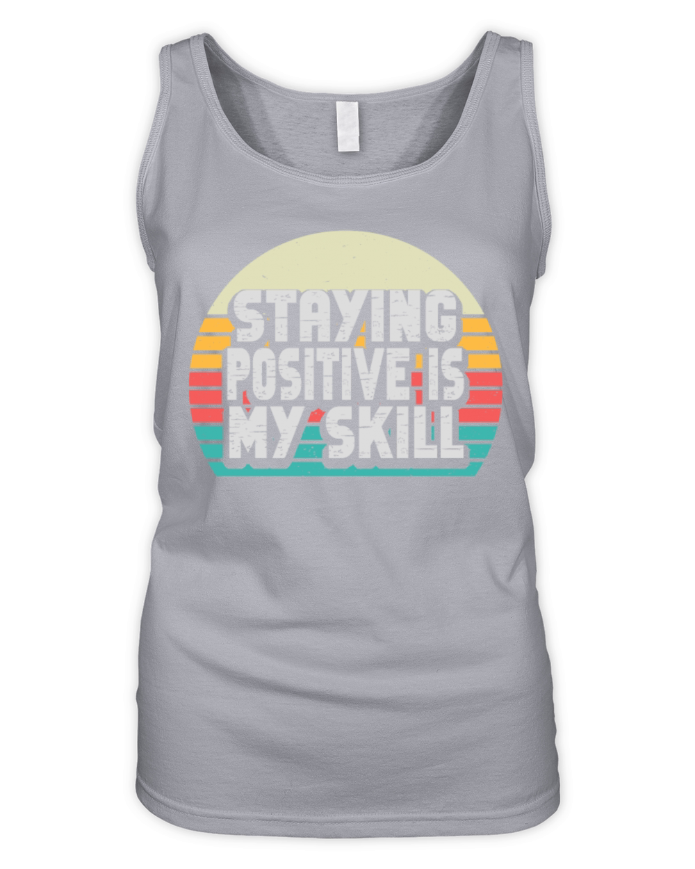 Staying Positive Is My Skill Organic Women's Tank Top