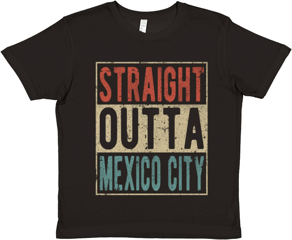 Straight outta Mexico City Premium Kids Crewneck T-shirt