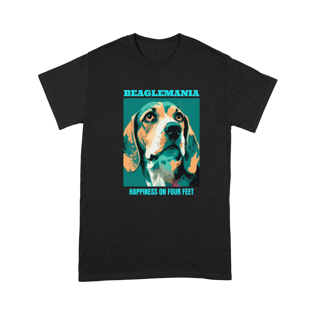 Beagle dog portrait with funny quote Premium T-shirt