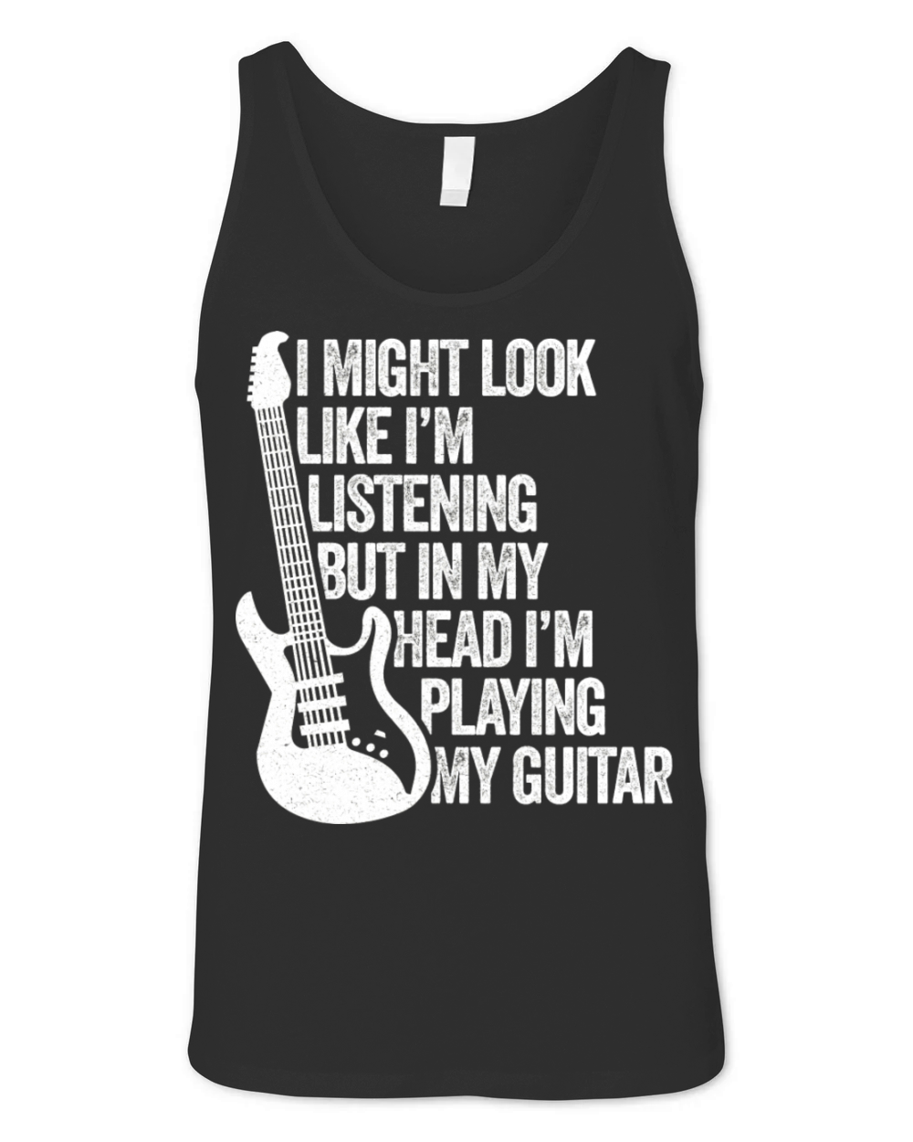 Funny Guitar Player Guitarist Band Music Unisex Jersey Tank