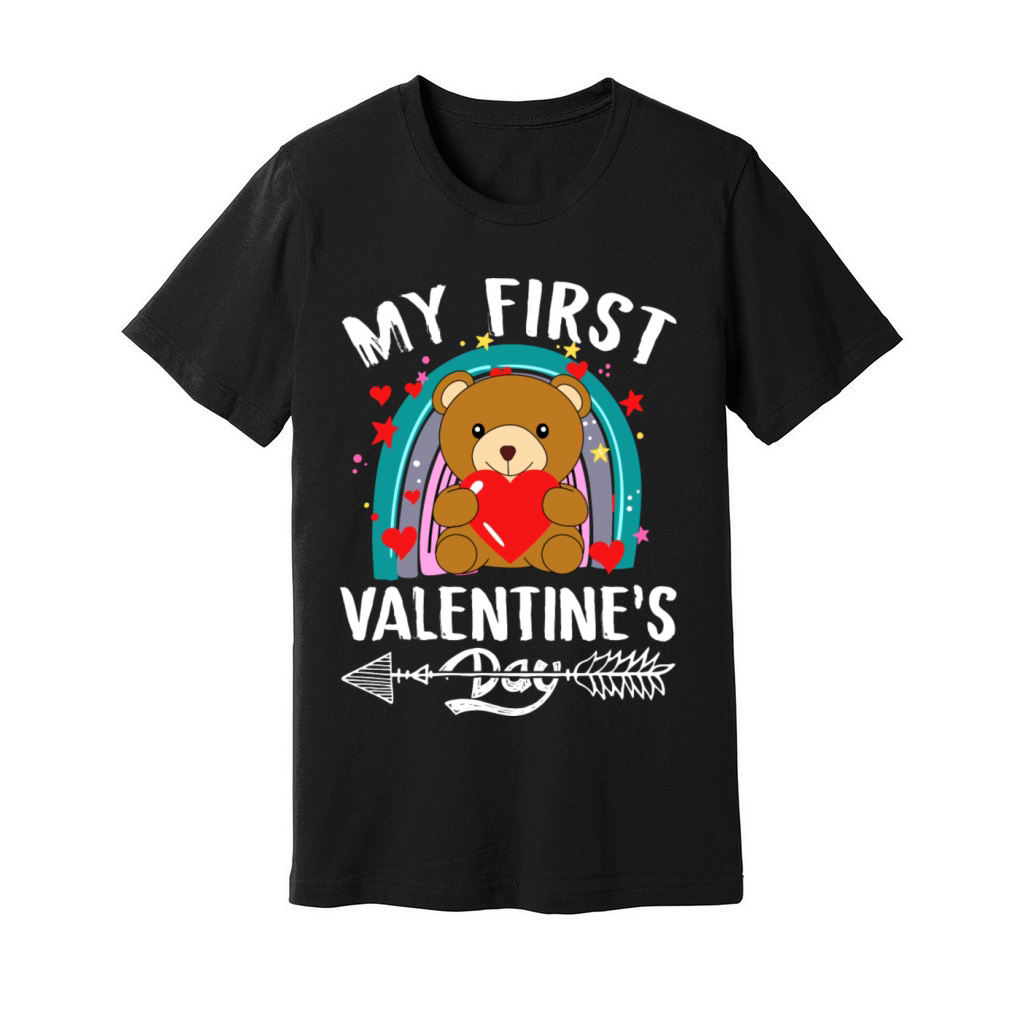 My First Valentine s Day Unisex Jersey Tee