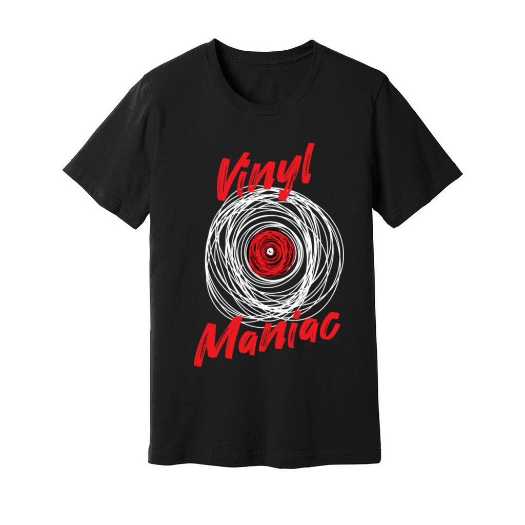 Vinyl Maniac Records Collector Unisex Jersey Tee