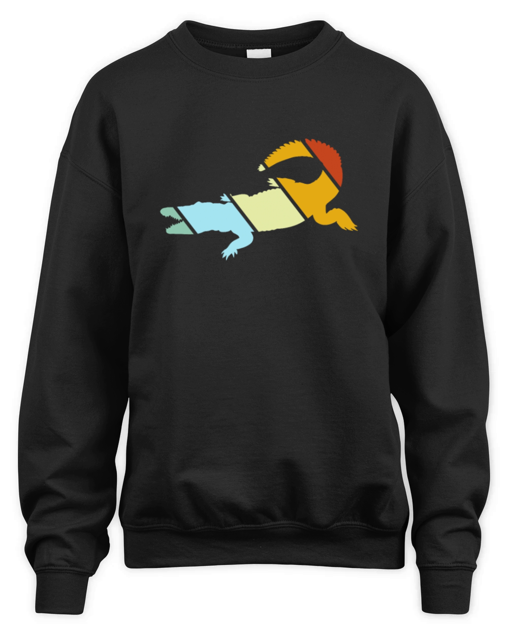 crocodile retro Unisex Premium Crewneck Sweatshirt