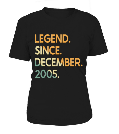 17 Years Vintage Legend Since December 2005 17th B Women's T-Shirt