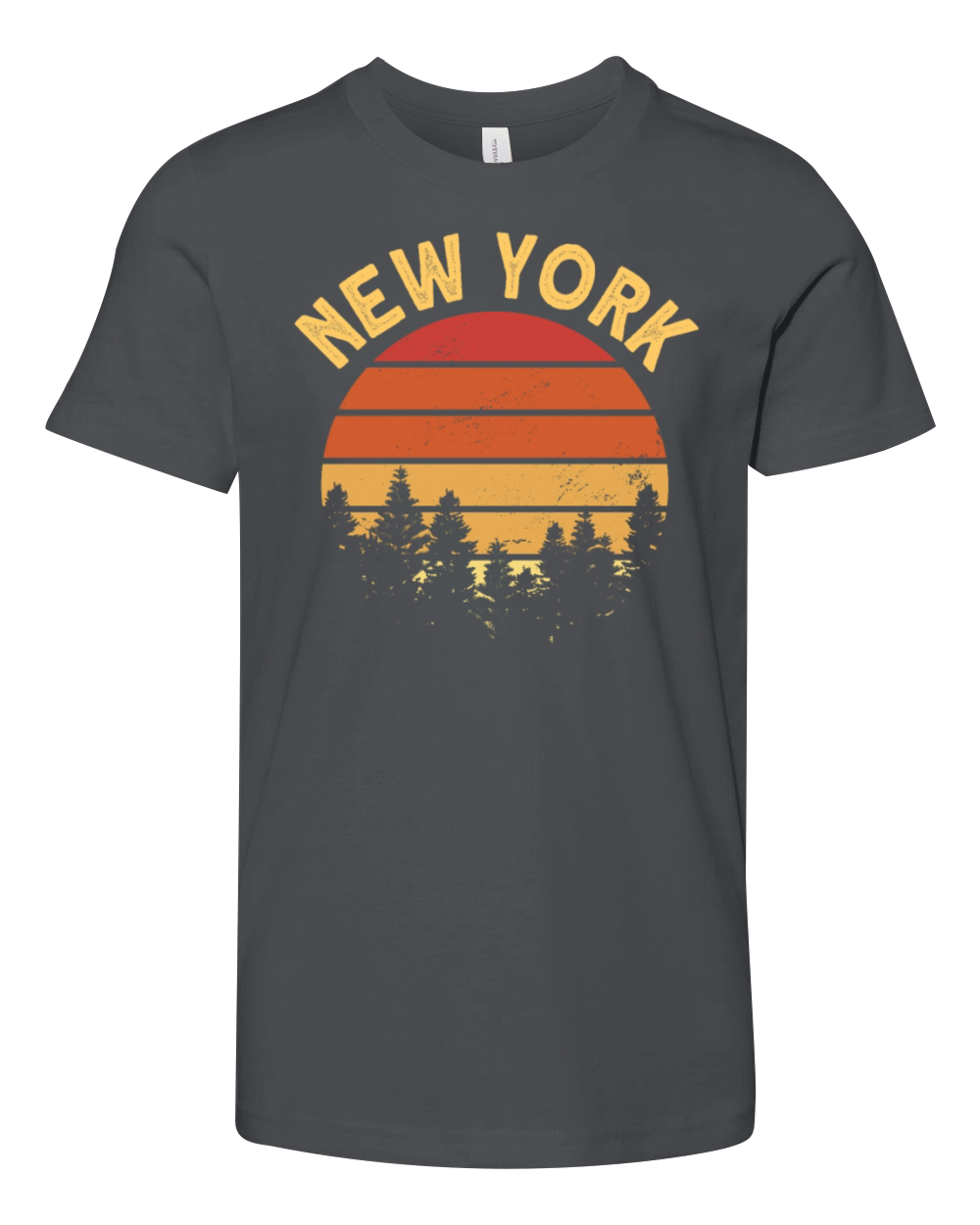 New York Usa Staate Youth Unisex Jersey Tee