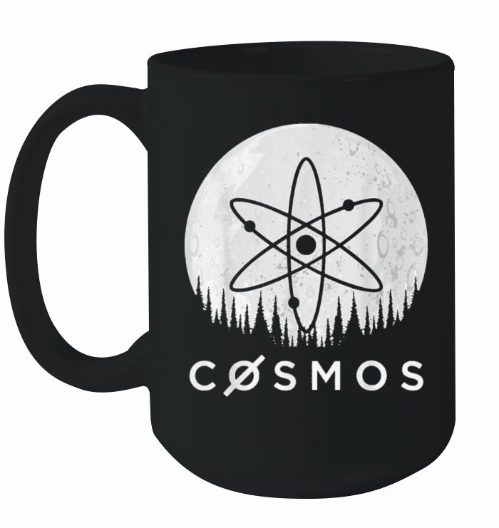 Vintage Cosmos Coin in The Moon Ceramic Mug