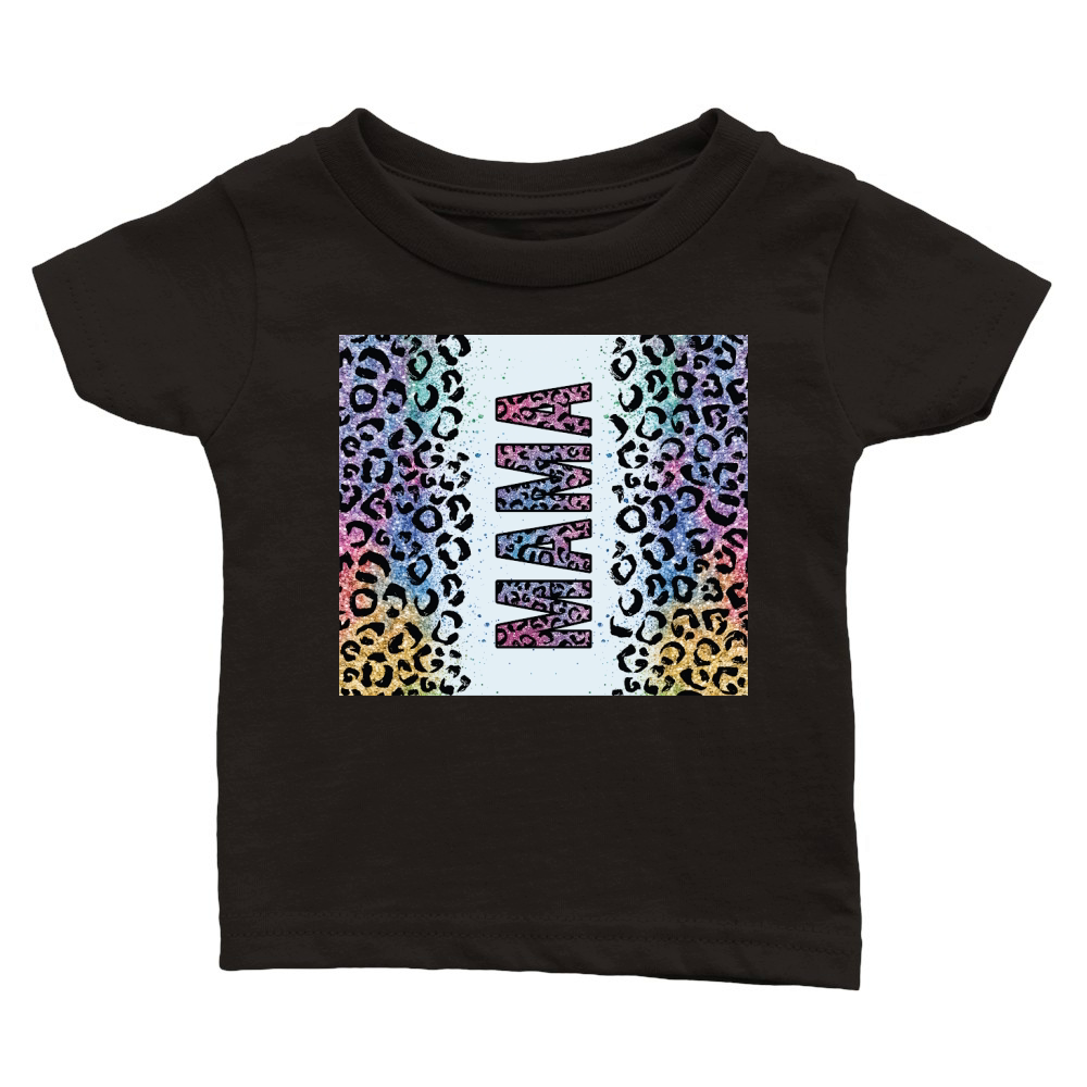 20oz Skinny Tumbler Mama Leopard Classic Baby Crewneck T-shirt