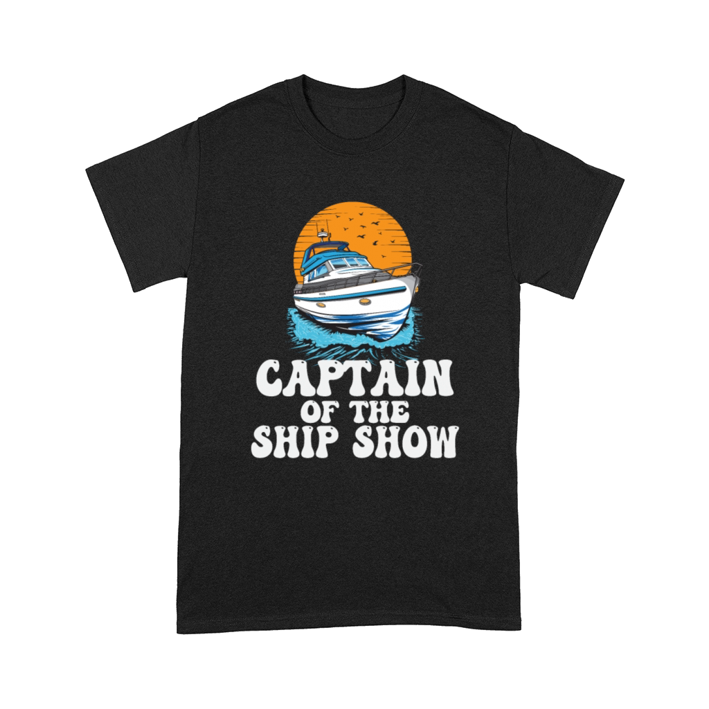 Captain Of The Ship Show Boating Pun Motorboat Comfort T-shirt