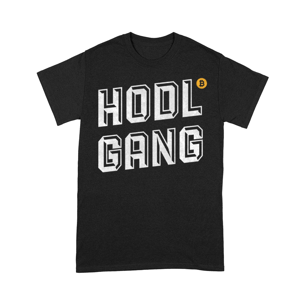 Funny Hodl Gang Quote Bitcoin Logo S Comfort T-shirt
