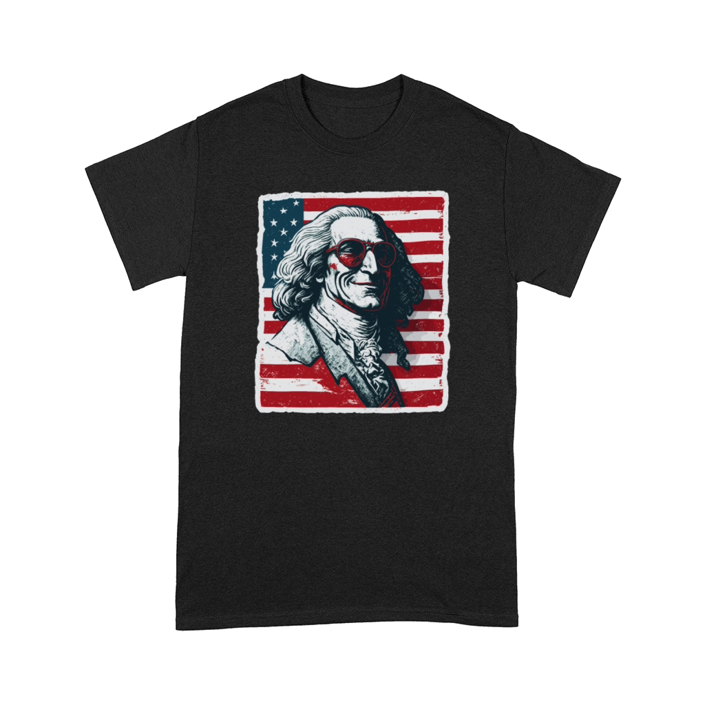 Patriotic Pride US George Washington Men Women USA Comfort T-shirt