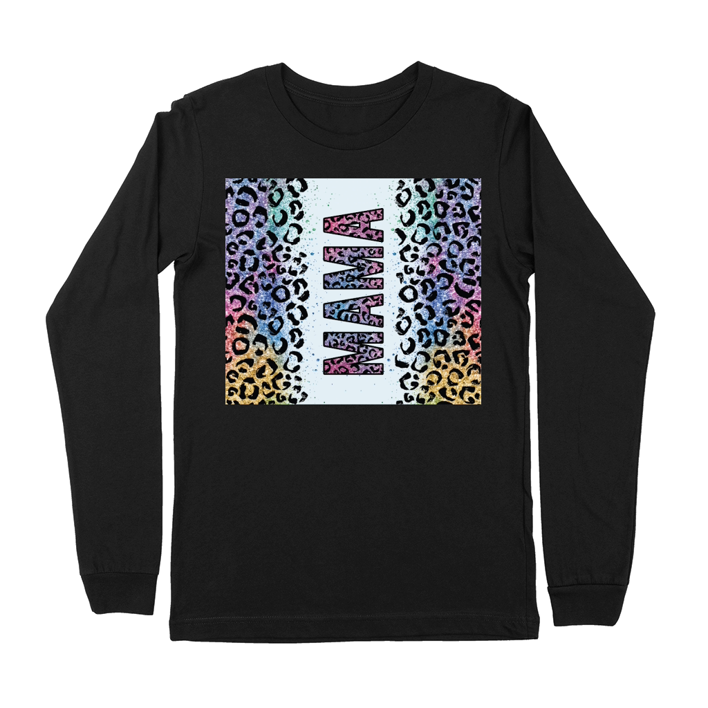 20oz Skinny Tumbler Mama Leopard Premium Long Sleeve