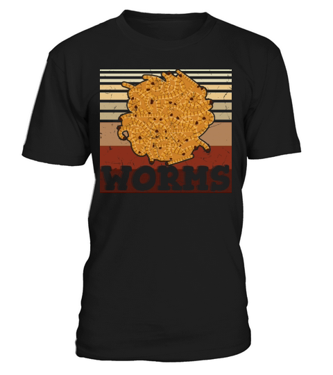 Vintage Worms Distressed T-Shirt Unisex