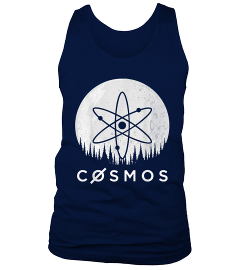 Vintage Cosmos Coin in The Moon Tank Top Unisex