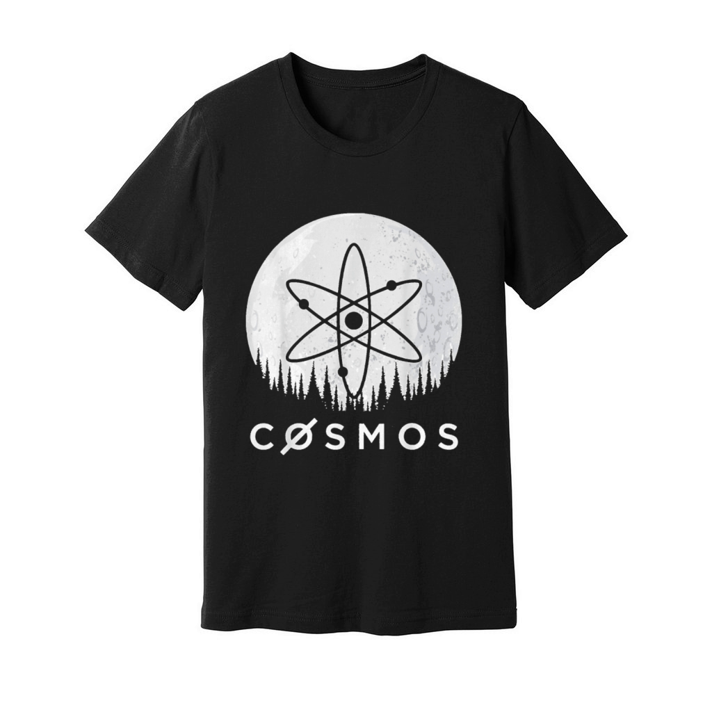 Vintage Cosmos Coin in The Moon Unisex Jersey Tee