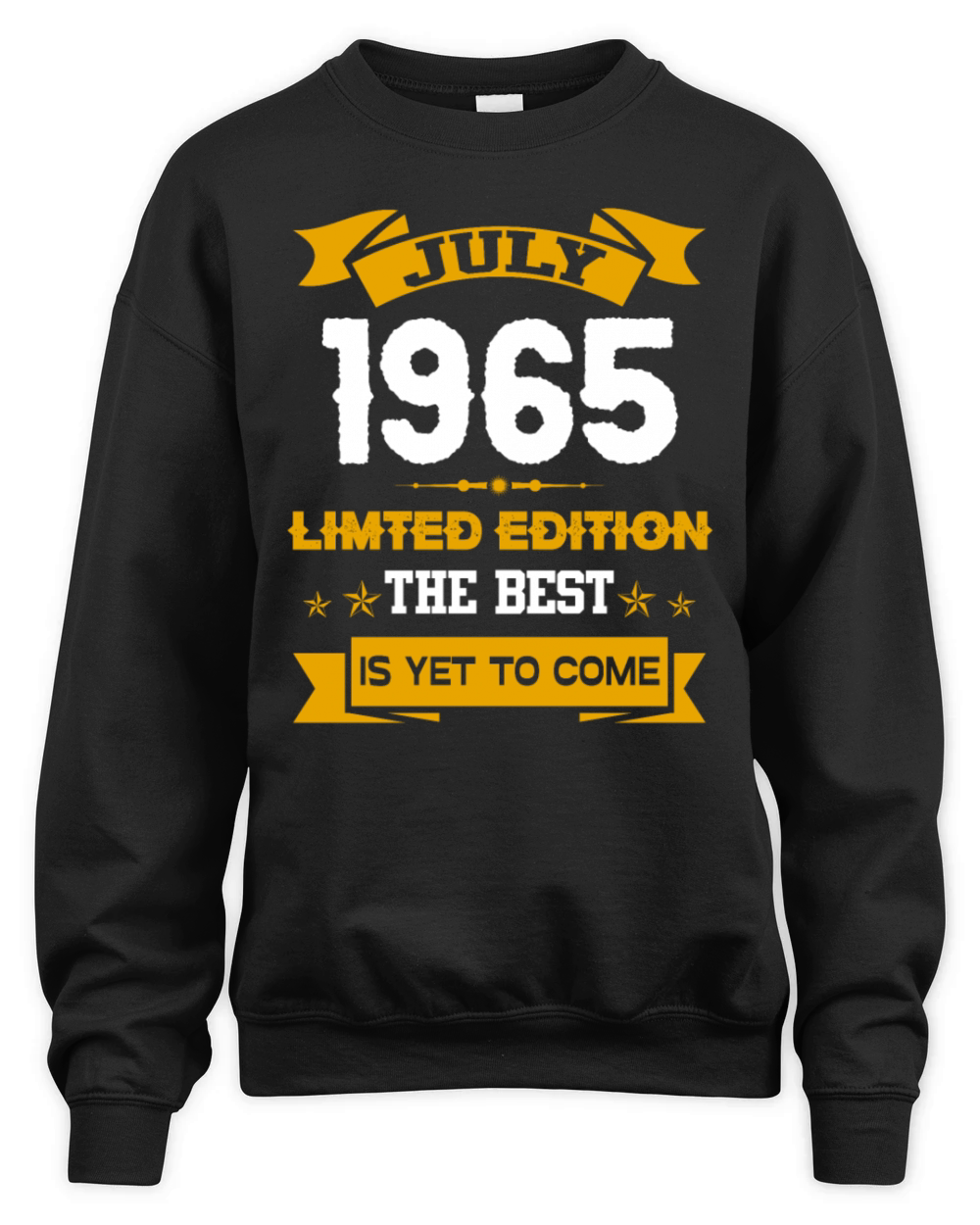 July 1965 Birthday Surprise Unisex Premium Crewneck Sweatshirt