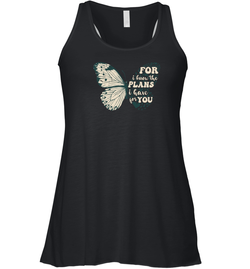 Jeremiah 29 11 Scripture Faithful Believer Bible Women's Flowy Tank Top