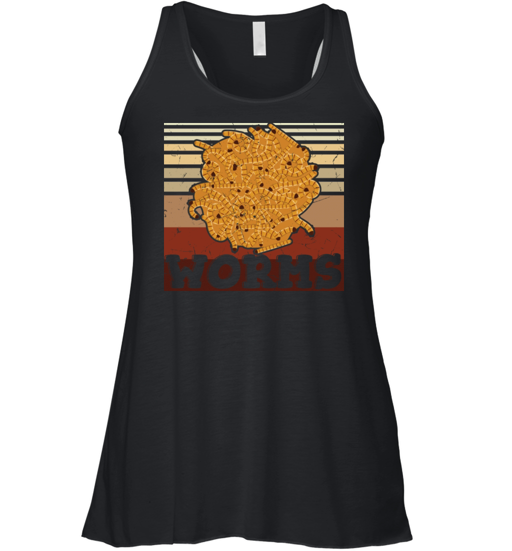 Vintage Worms Distressed Women's Flowy Tank Top