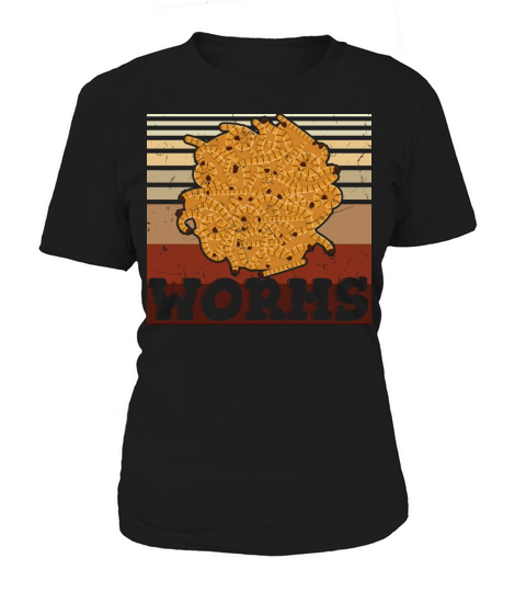 Vintage Worms Distressed Women's T-Shirt
