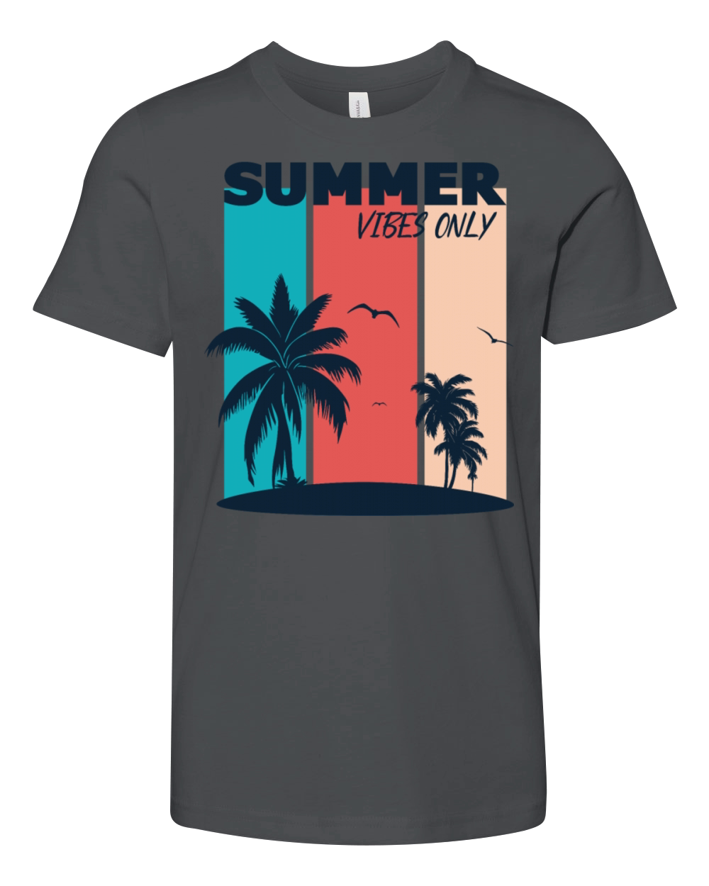Summer vibes only Youth Unisex Jersey Tee