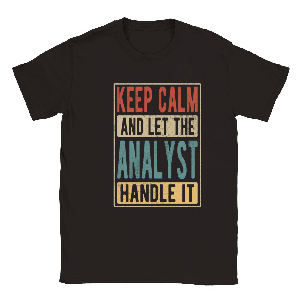 Analyst Retro Gift Classic Kids Crewneck T-shirt