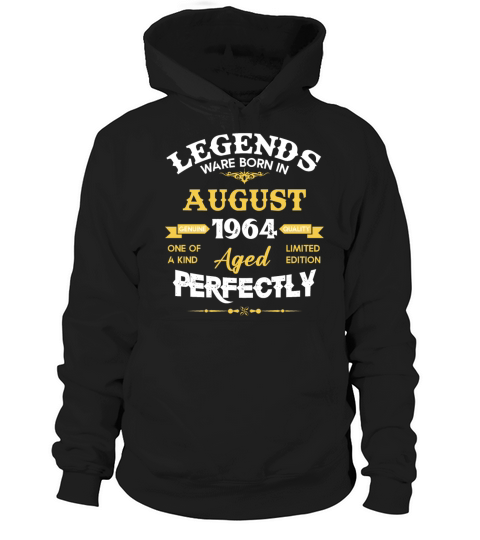 Vintage Aged To Perfection August 1964 Hoodie Unisex