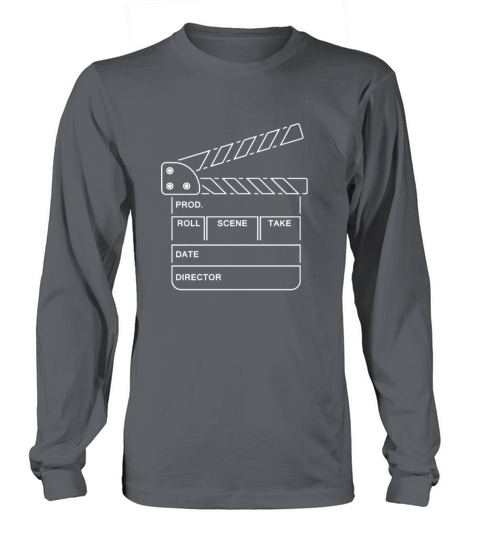 Vintage Film Clapper Director Musical Actor Long sleeved Unisex