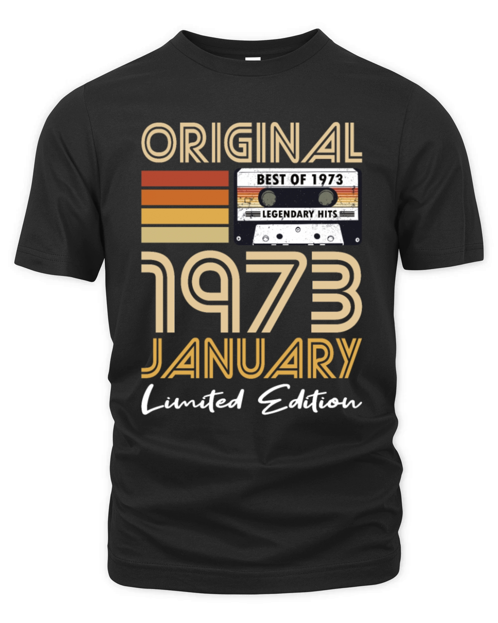 50th birthday january 1973 original 1973 Organic Unisex T-shirt