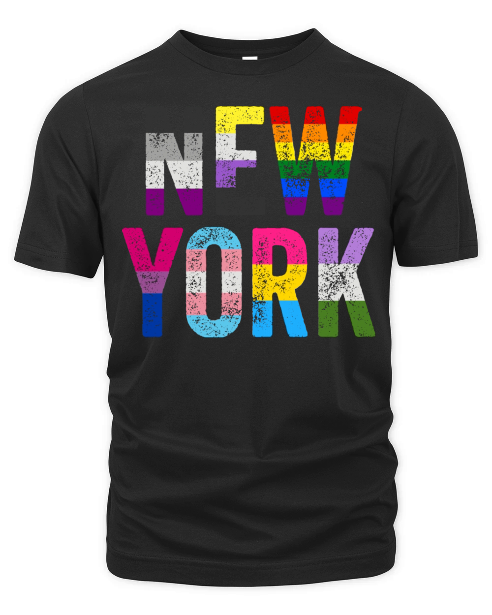 New York Lgbt Equality Flags Pride Month Lesbian Organic Unisex T-shirt
